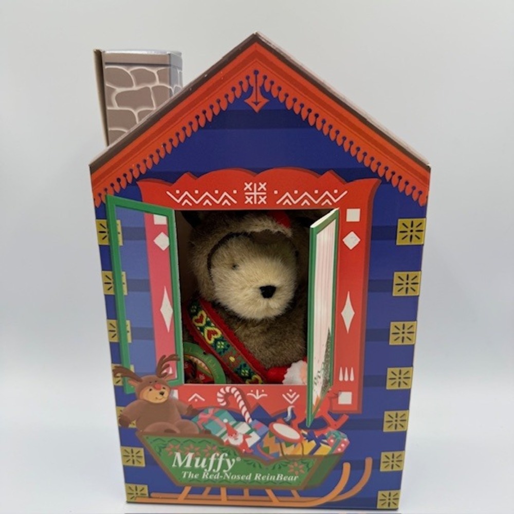 Muffy VanderBear 1996 Limited Edition Muffy the Red-Nosed ReinBear NIB - Picture 4 of 8